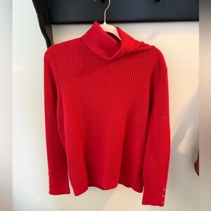 Ribbed Turtleneck Sweater